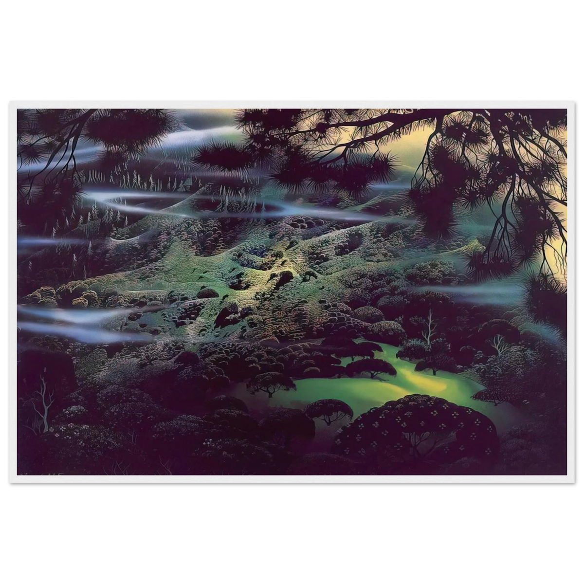 Symphonic Fantasy Framed Poster | Eyvind Earle Framed Prints Wall Art | Eyvind Earle Prints