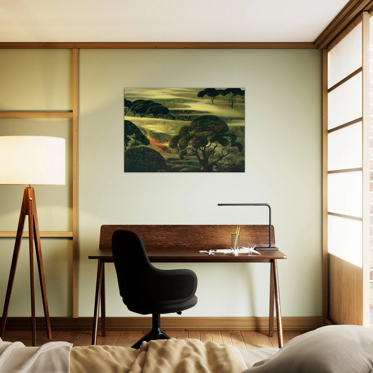 Forest in Fog Canvas | Eyvind Earle Canvas | Eyvind Earle Prints