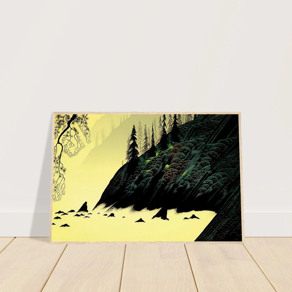 Spruce Redwood and Pine Framed Poster | Eyvind Earle Framed Prints Wall Art | Eyvind Earle Prints
