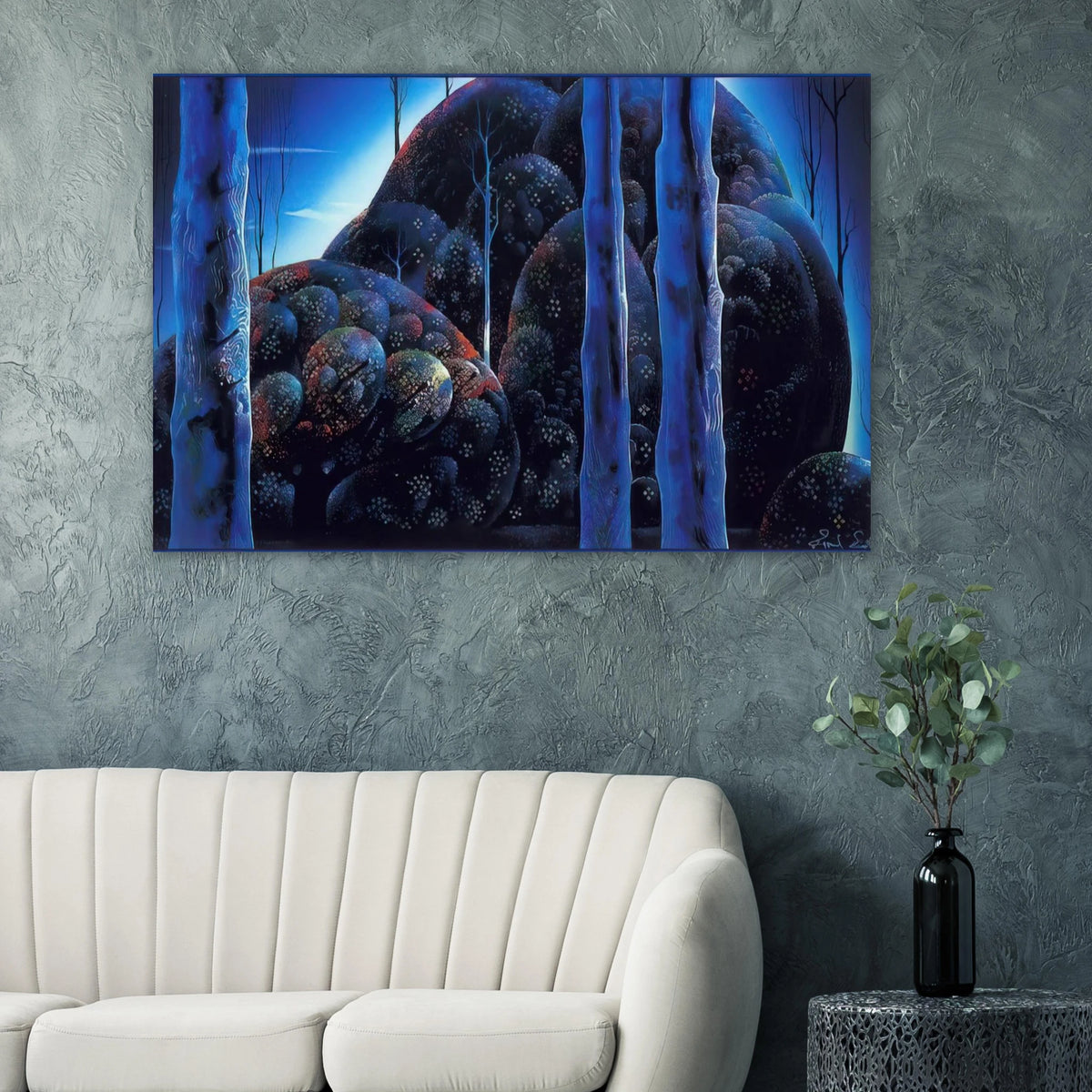 Moonlit Eucalyptus Poster | Eyvind Earle Poster | Eyvind Earle Prints