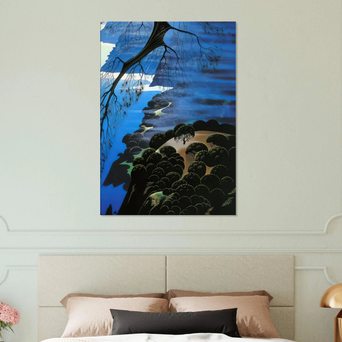 Mystical Coastline Canvas | Eyvind Earle Canvas | Eyvind Earle Prints