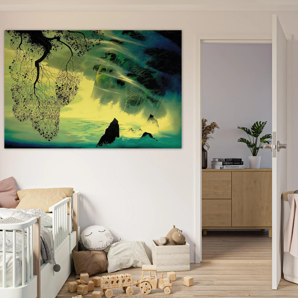 A Swirl of Fog Poster | Eyvind Earle Poster | Eyvind Earle Prints