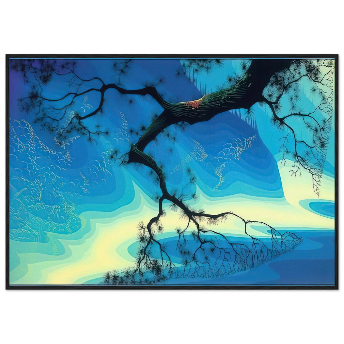 Ocean Mist Framed Poster | Eyvind Earle Framed Prints Wall Art | Eyvind Earle Prints