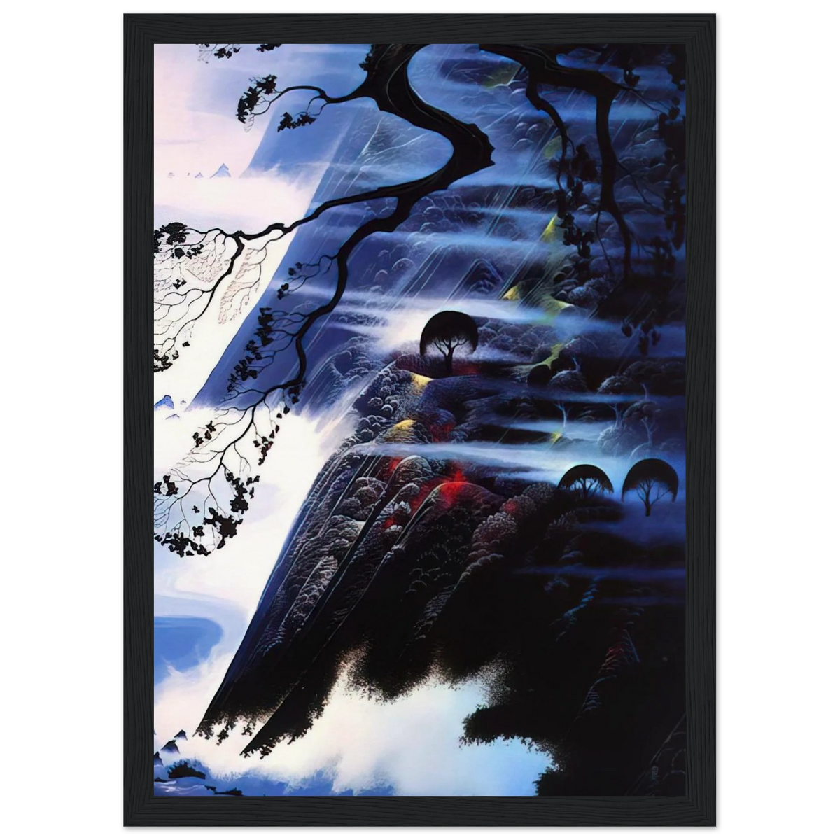 Fog Light Framed Poster | Eyvind Earle Framed Prints Wall Art | Eyvind Earle Prints