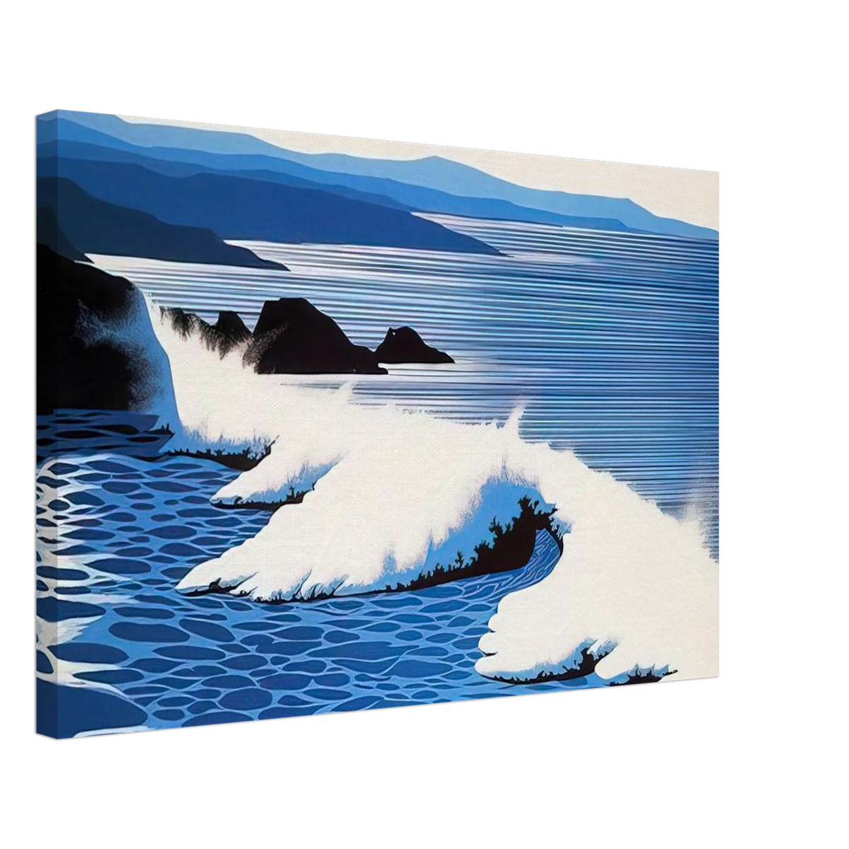 The Wave Canvas | Eyvind Earle Canvas | Eyvind Earle Prints