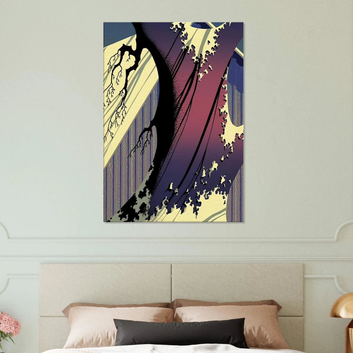 Mauve Barn Canvas | Eyvind Earle Canvas | Eyvind Earle Prints