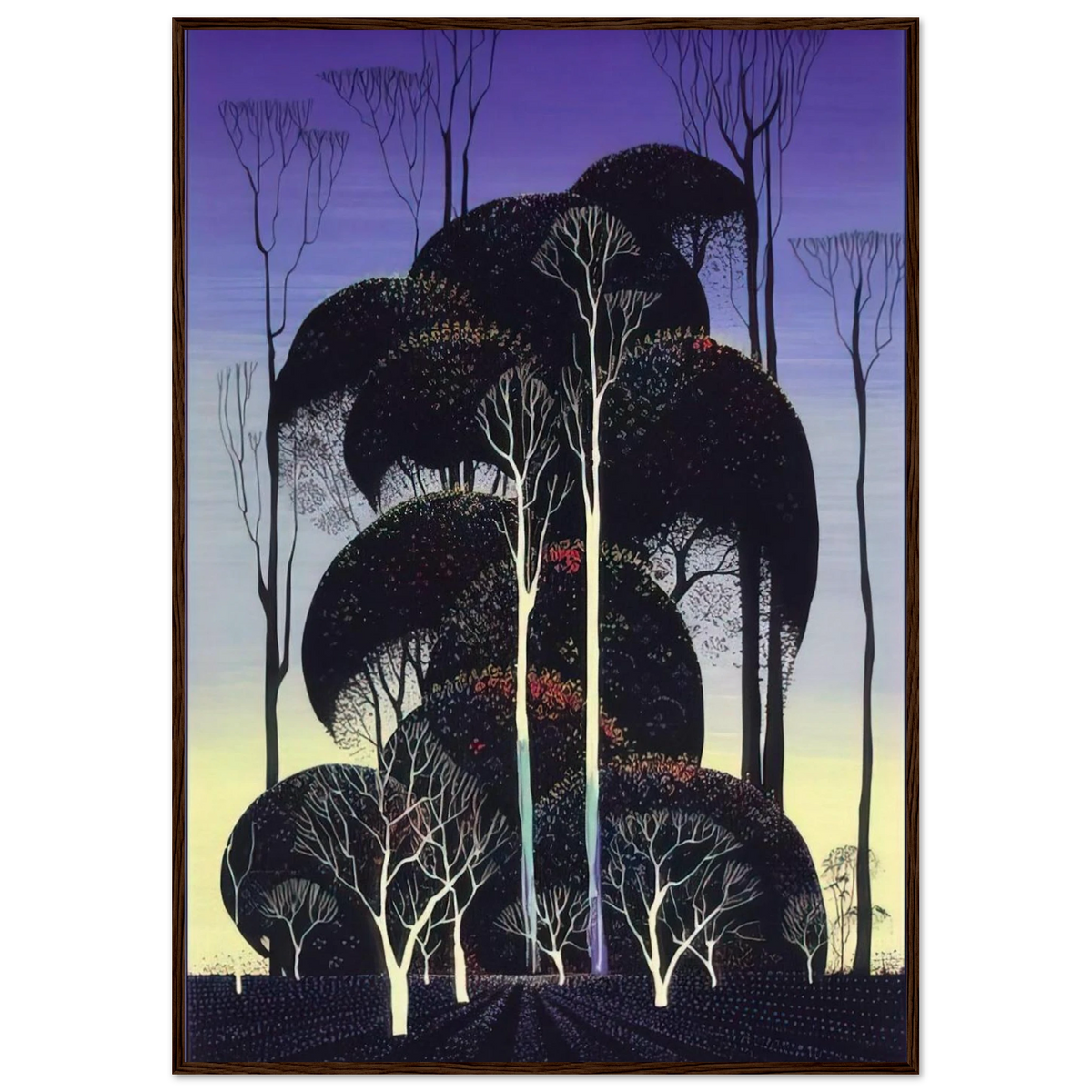Forest Arabesque Framed Poster | Eyvind Earle Framed Prints Wall Art | Eyvind Earle Prints