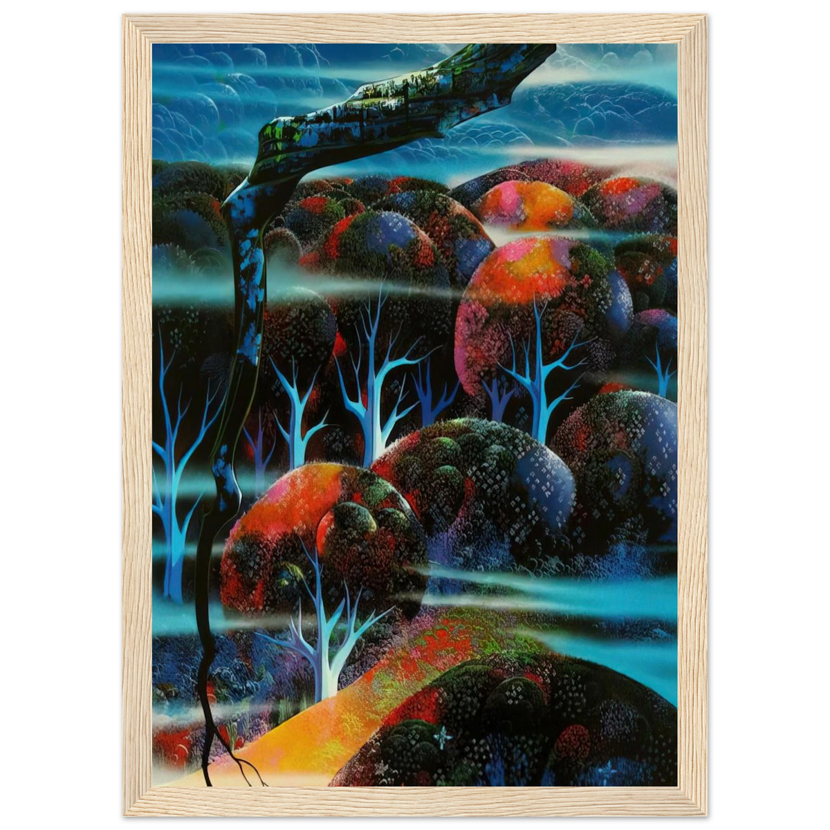 Toccata and Fugue Framed Poster | Eyvind Earle Framed Prints Wall Art | Eyvind Earle Prints