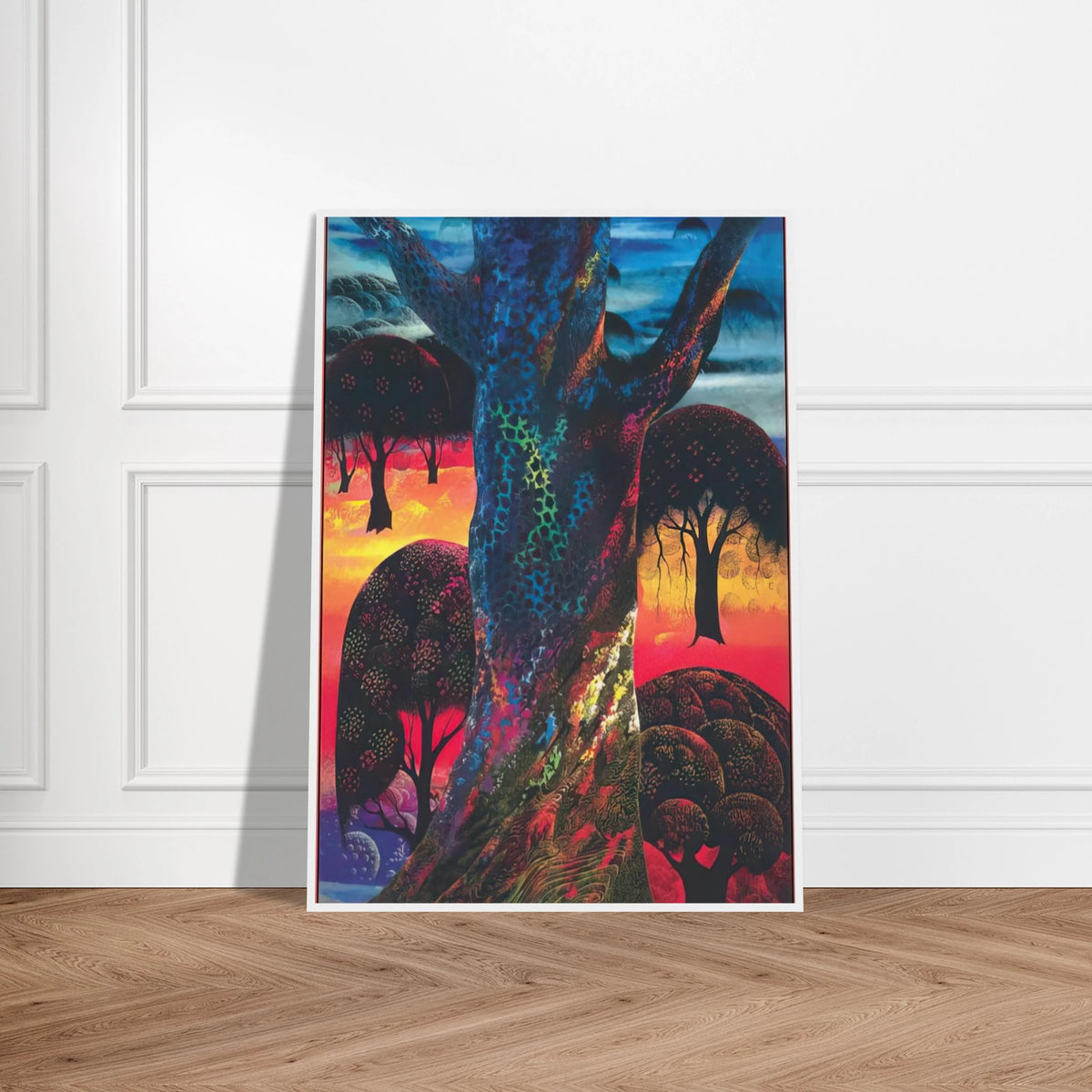 Fire Magic Framed Poster | Eyvind Earle Framed Prints Wall Art | Eyvind Earle Prints