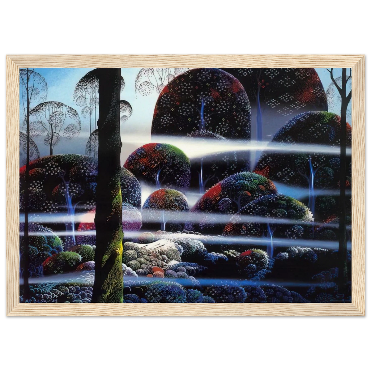 Beyond Paradise Framed Poster | Eyvind Earle Framed Prints Wall Art | Eyvind Earle Prints