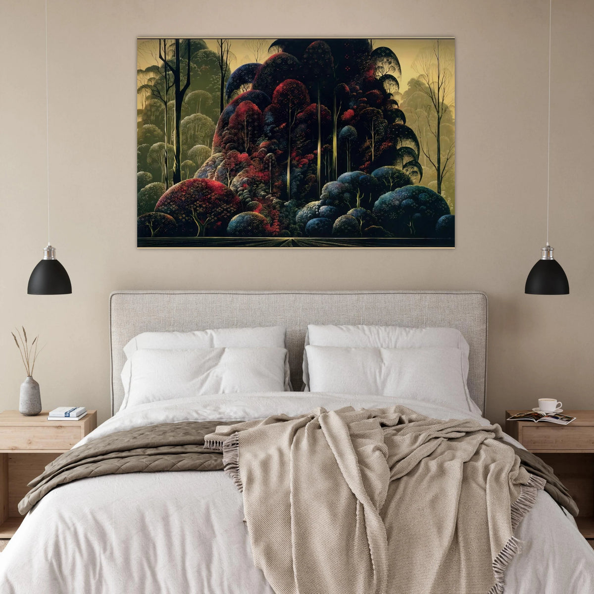Wind Breaks Poster | Eyvind Earle Poster | Eyvind Earle Prints