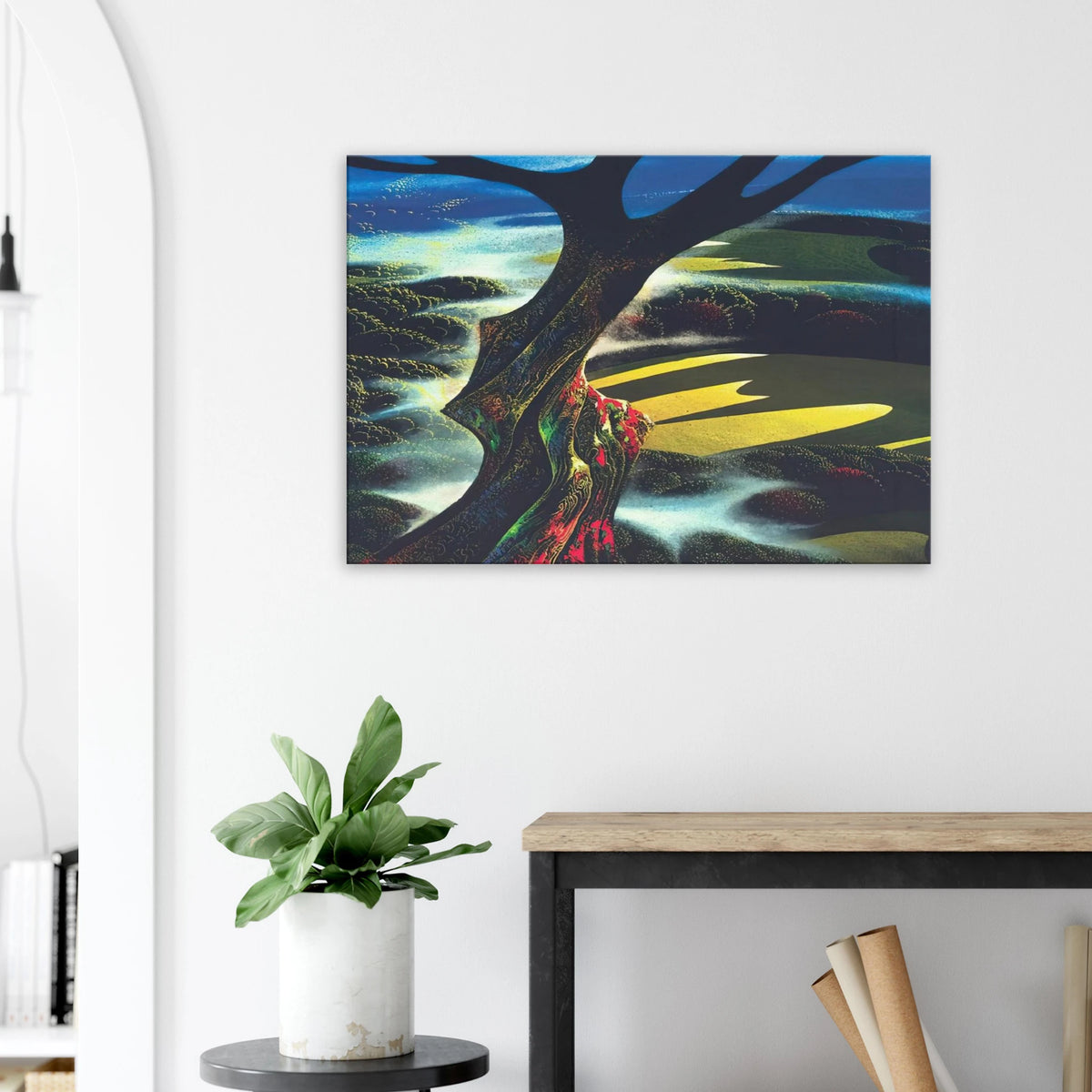 Autumn Shadows Canvas | Eyvind Earle Canvas | Eyvind Earle Prints