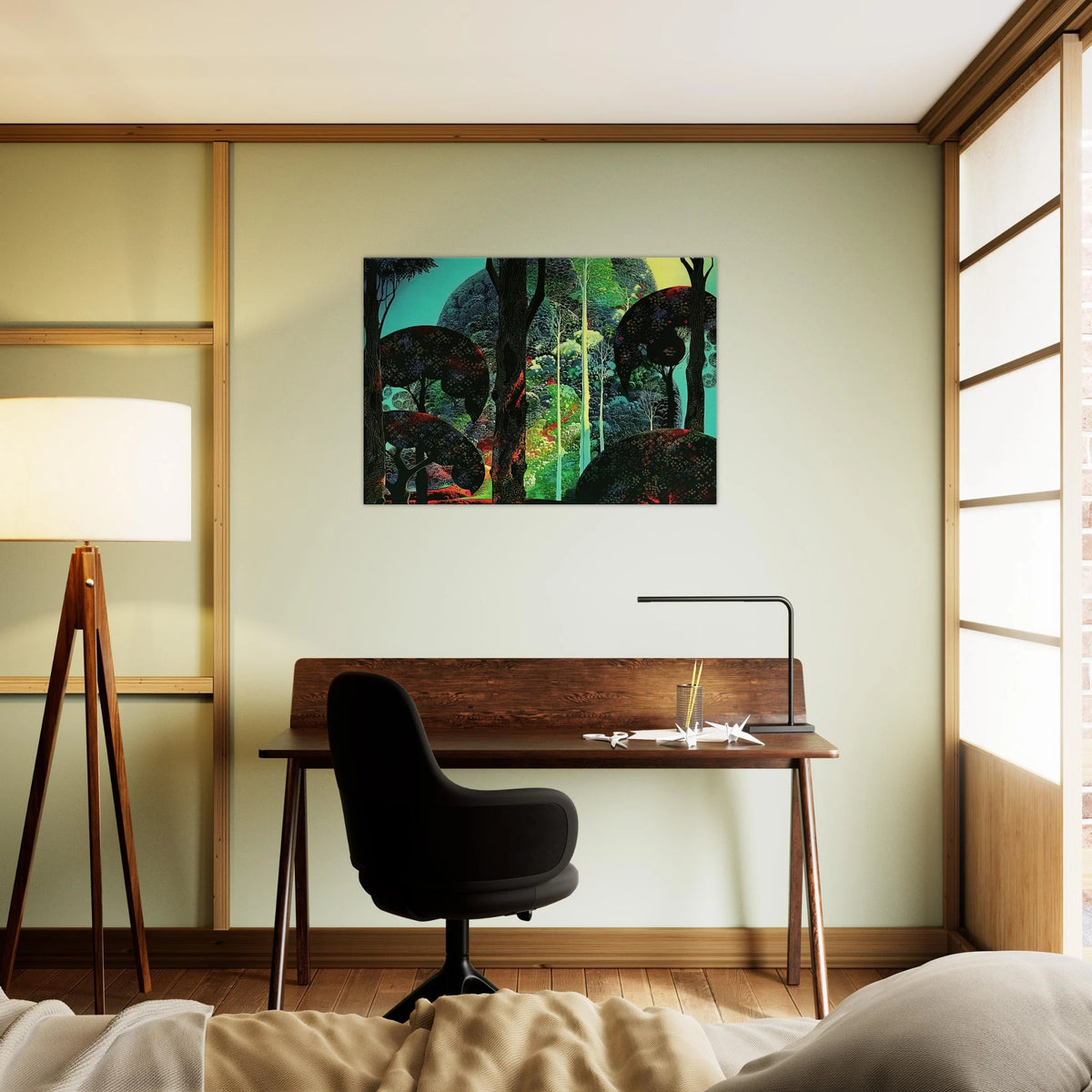 Fired by Sun Canvas | Eyvind Earle Canvas | Eyvind Earle Prints