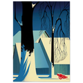 Turquoise Poster | Eyvind Earle Poster | Eyvind Earle Prints