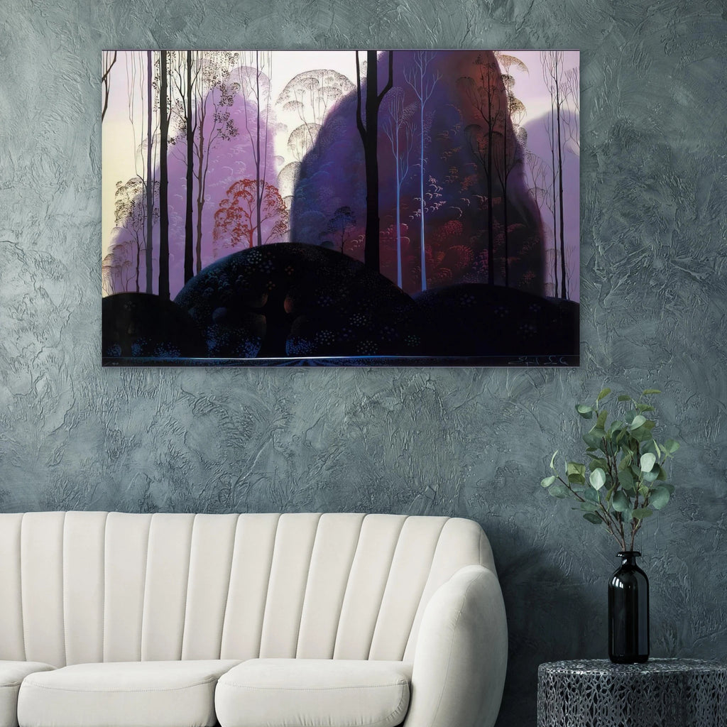 Mauve Redand Purple Poster | Eyvind Earle Poster | Eyvind Earle Prints