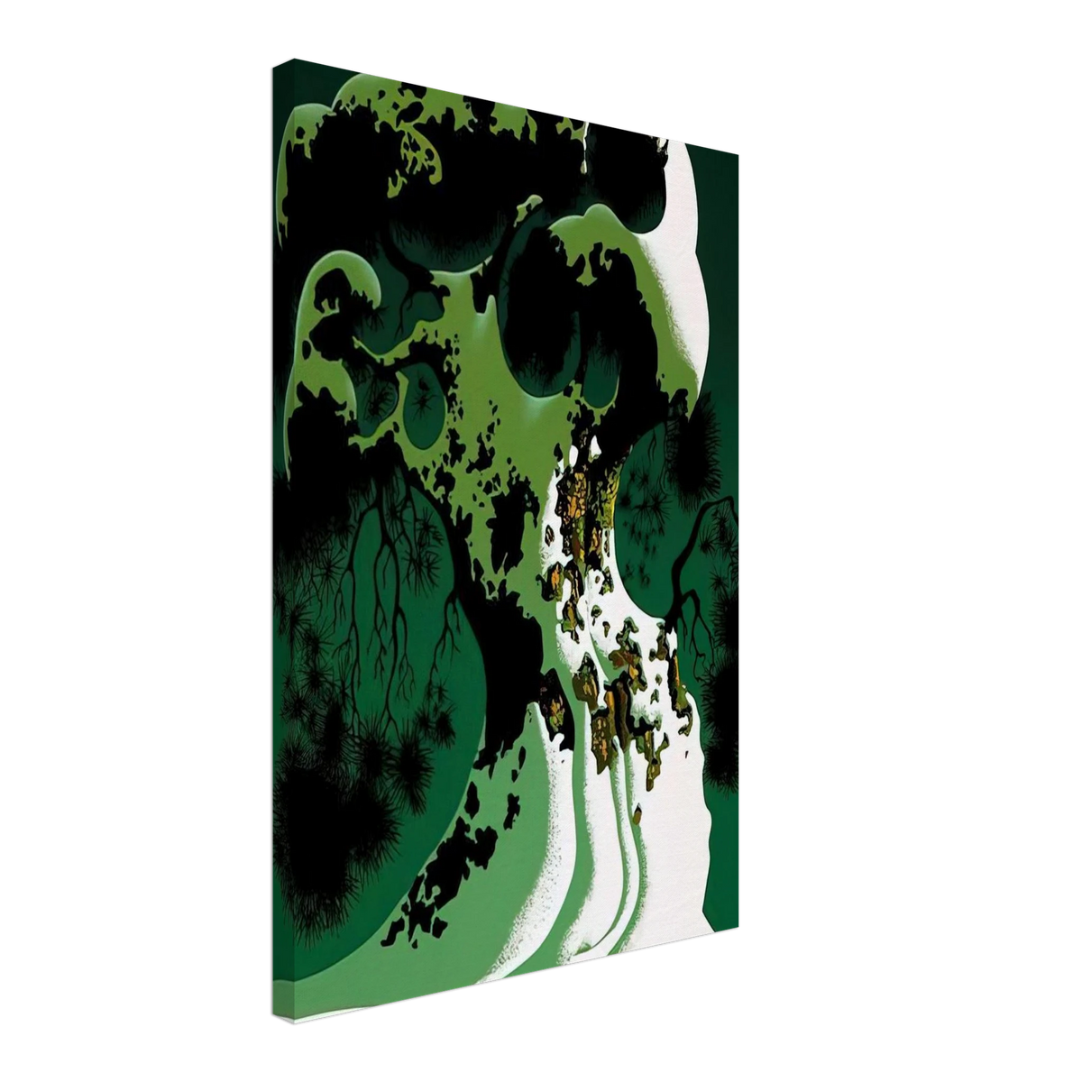 Snow Covered Bonsai Canvas | Eyvind Earle Canvas | Eyvind Earle Prints