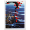 Red Leaves Framed Poster | Eyvind Earle Framed Prints Wall Art | Eyvind Earle Prints