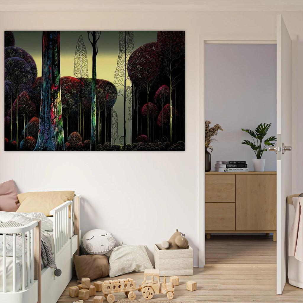 Gothic Forest Poster | Eyvind Earle Poster | Eyvind Earle Prints