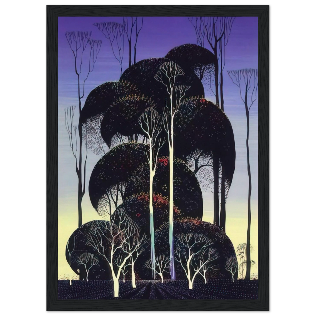Forest Arabesque Framed Poster | Eyvind Earle Framed Prints Wall Art | Eyvind Earle Prints