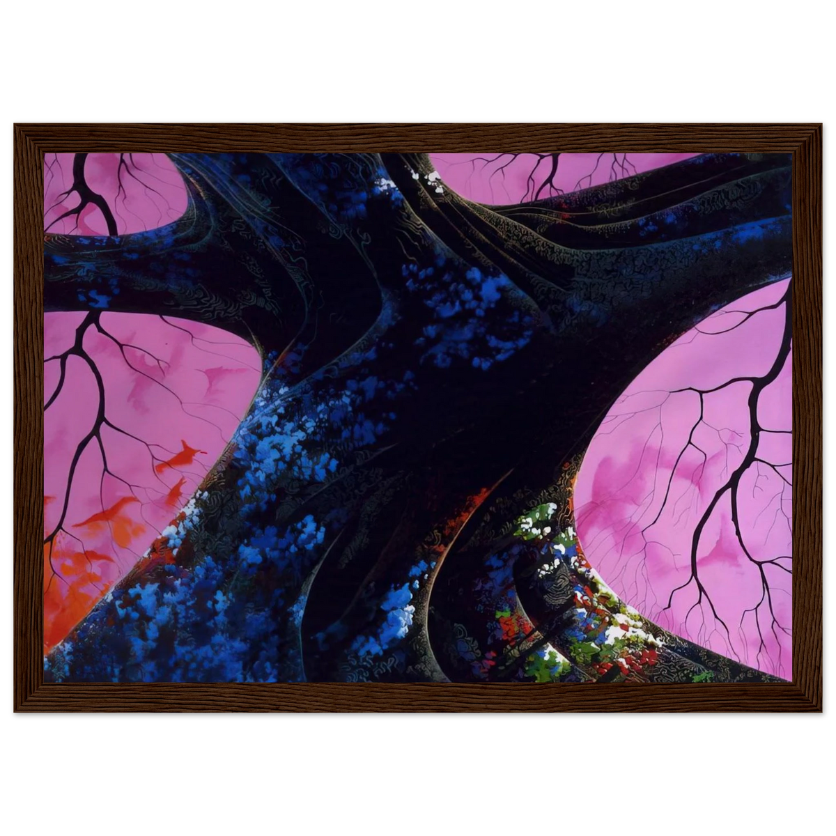 Giant Oak Framed Poster | Eyvind Earle Framed Prints Wall Art | Eyvind Earle Prints