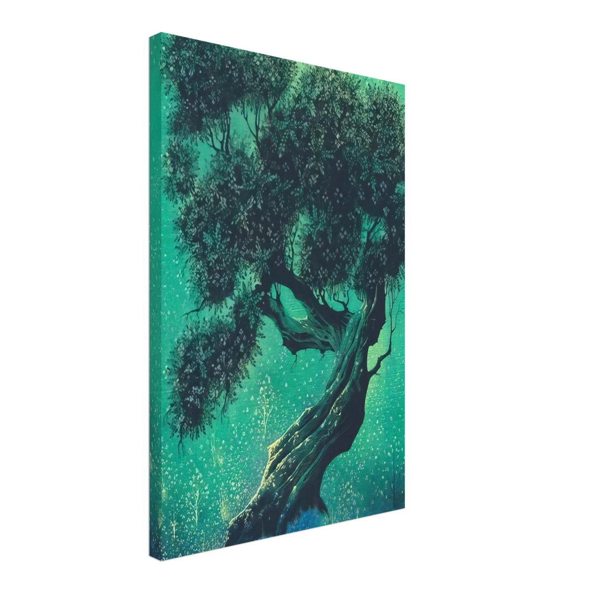 Solitary Bonsai Canvas | Eyvind Earle Canvas | Eyvind Earle Prints