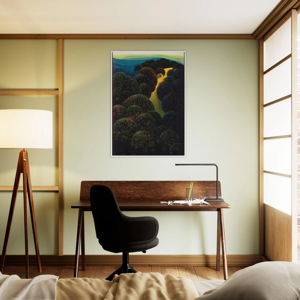 Hidden Pasture Framed Poster | Eyvind Earle Framed Prints Wall Art | Eyvind Earle Prints