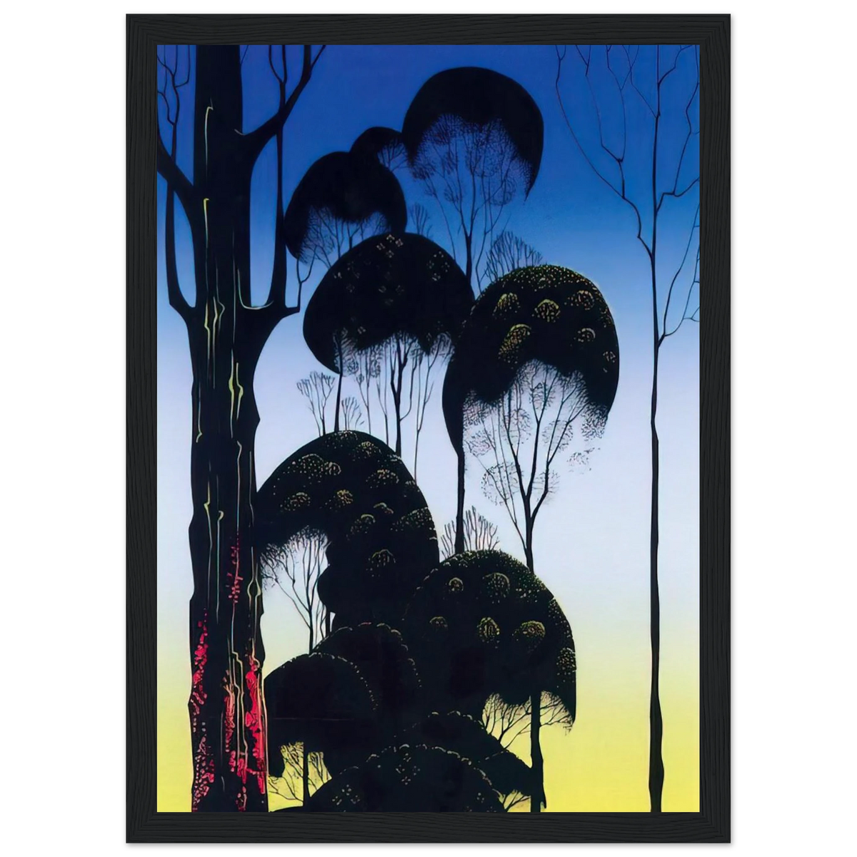 Sunrise Framed Poster | Eyvind Earle Framed Prints Wall Art | Eyvind Earle Prints