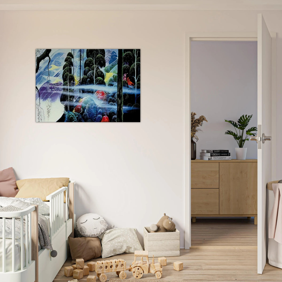 Along the Coast Canvas | Eyvind Earle Canvas | Eyvind Earle Prints
