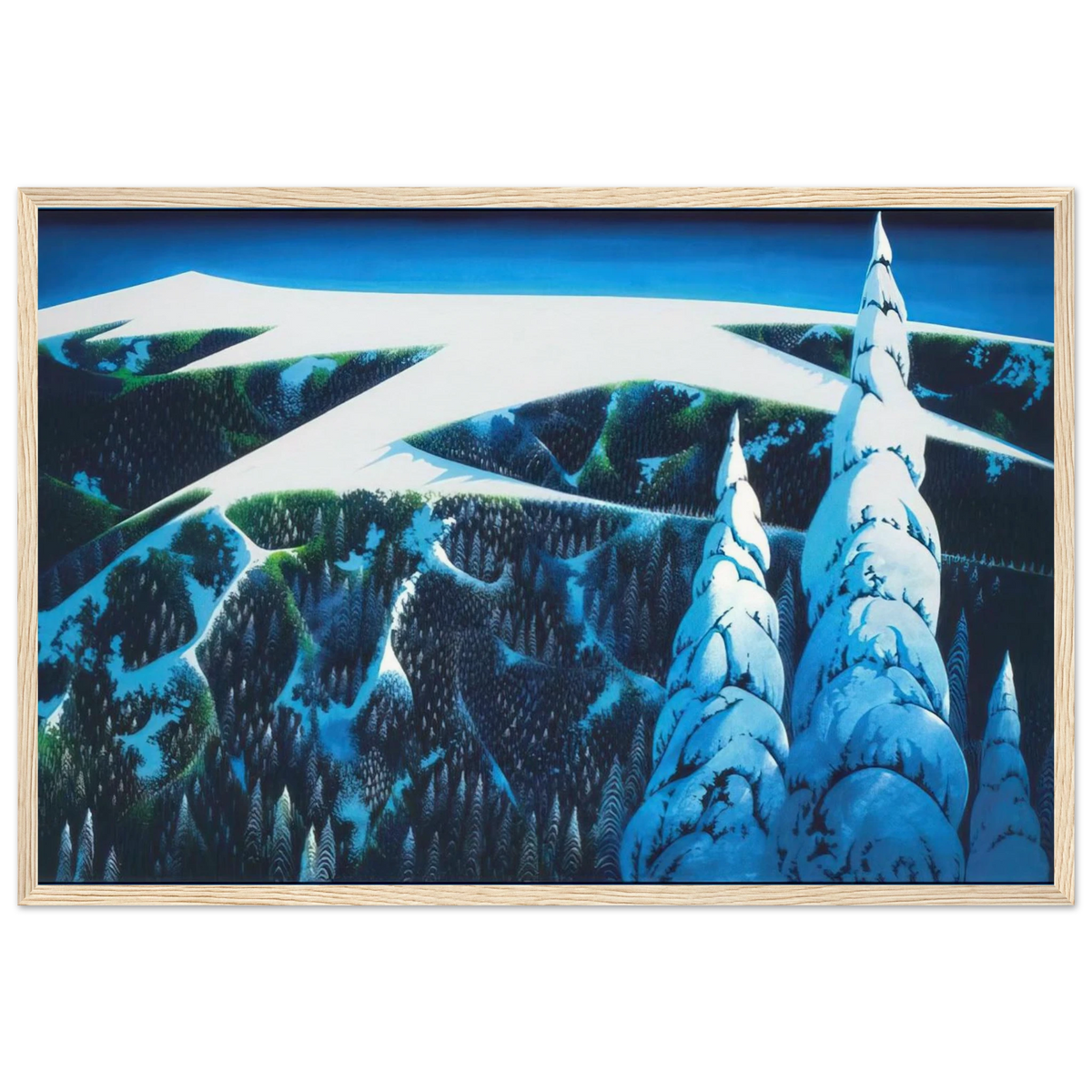 Sangre De Cristo Range Framed Poster | Eyvind Earle Framed Prints Wall Art | Eyvind Earle Prints