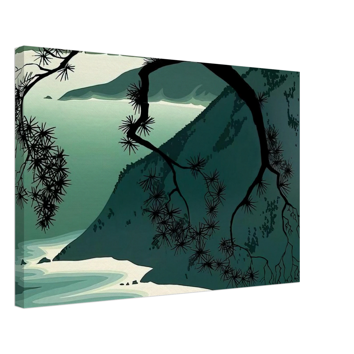 Quiet Evening Canvas | Eyvind Earle Canvas | Eyvind Earle Prints