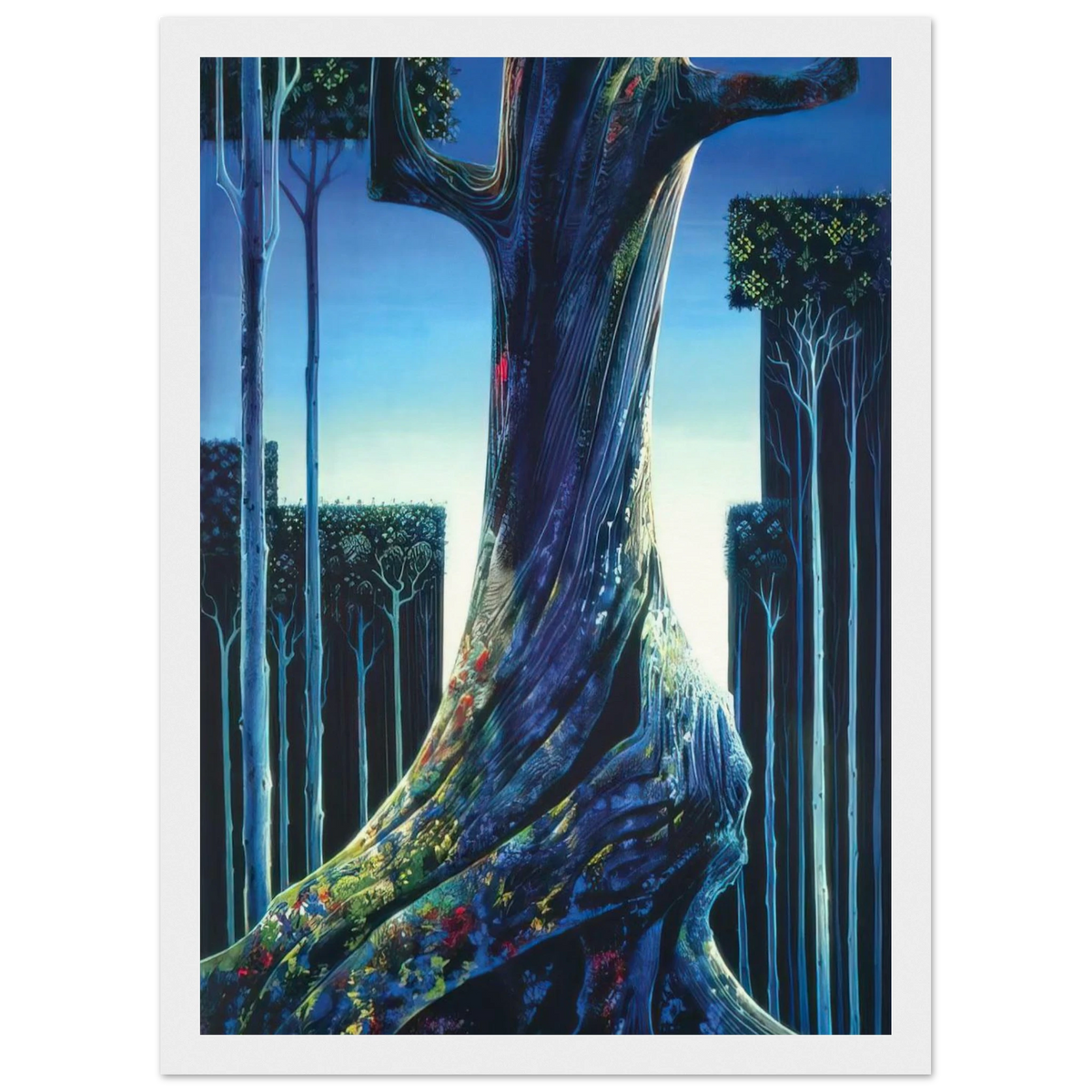 Medieval Forest Framed Poster | Eyvind Earle Framed Prints Wall Art | Eyvind Earle Prints