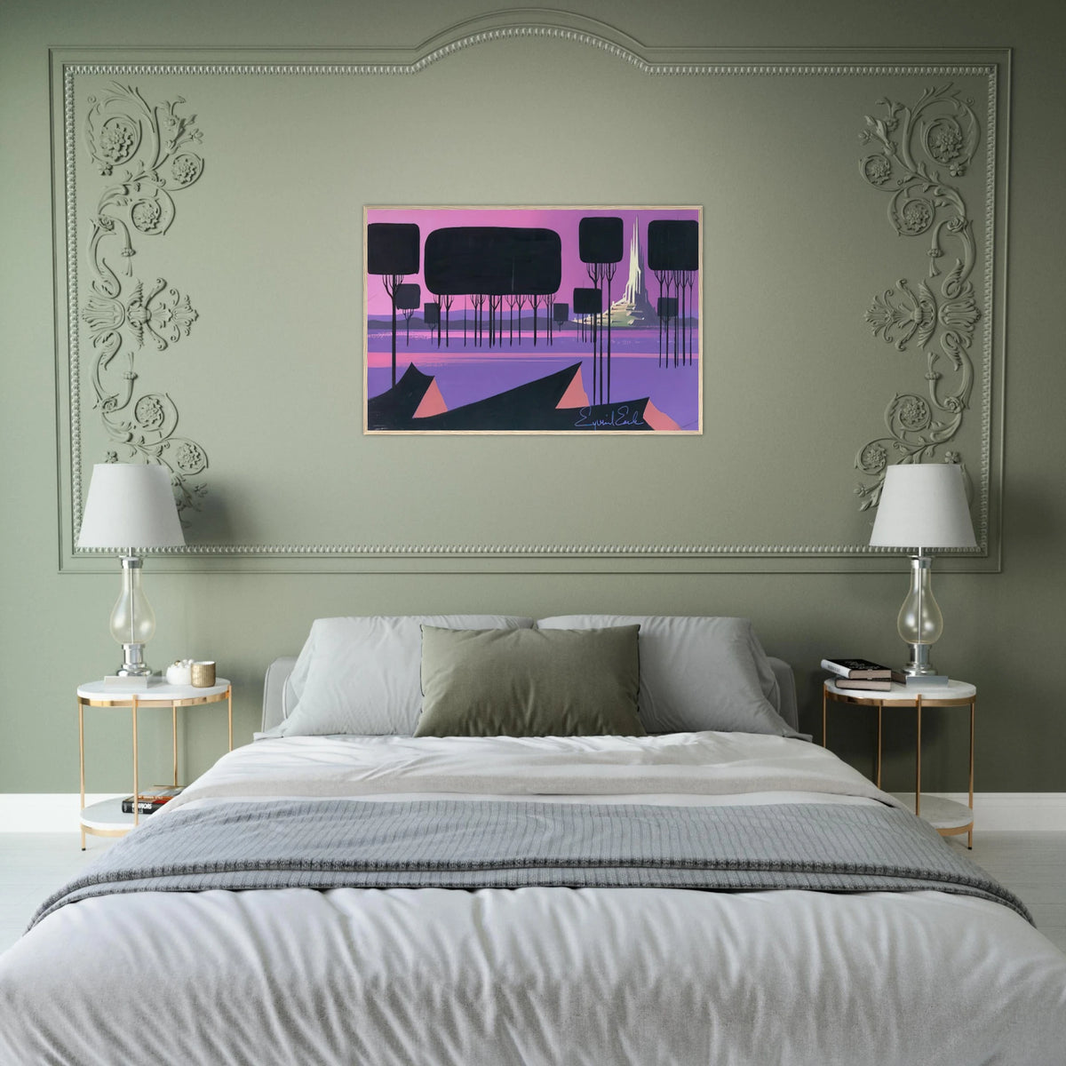 Sleeping Beauty Framed Poster | Eyvind Earle Framed Prints Wall Art | Eyvind Earle Prints