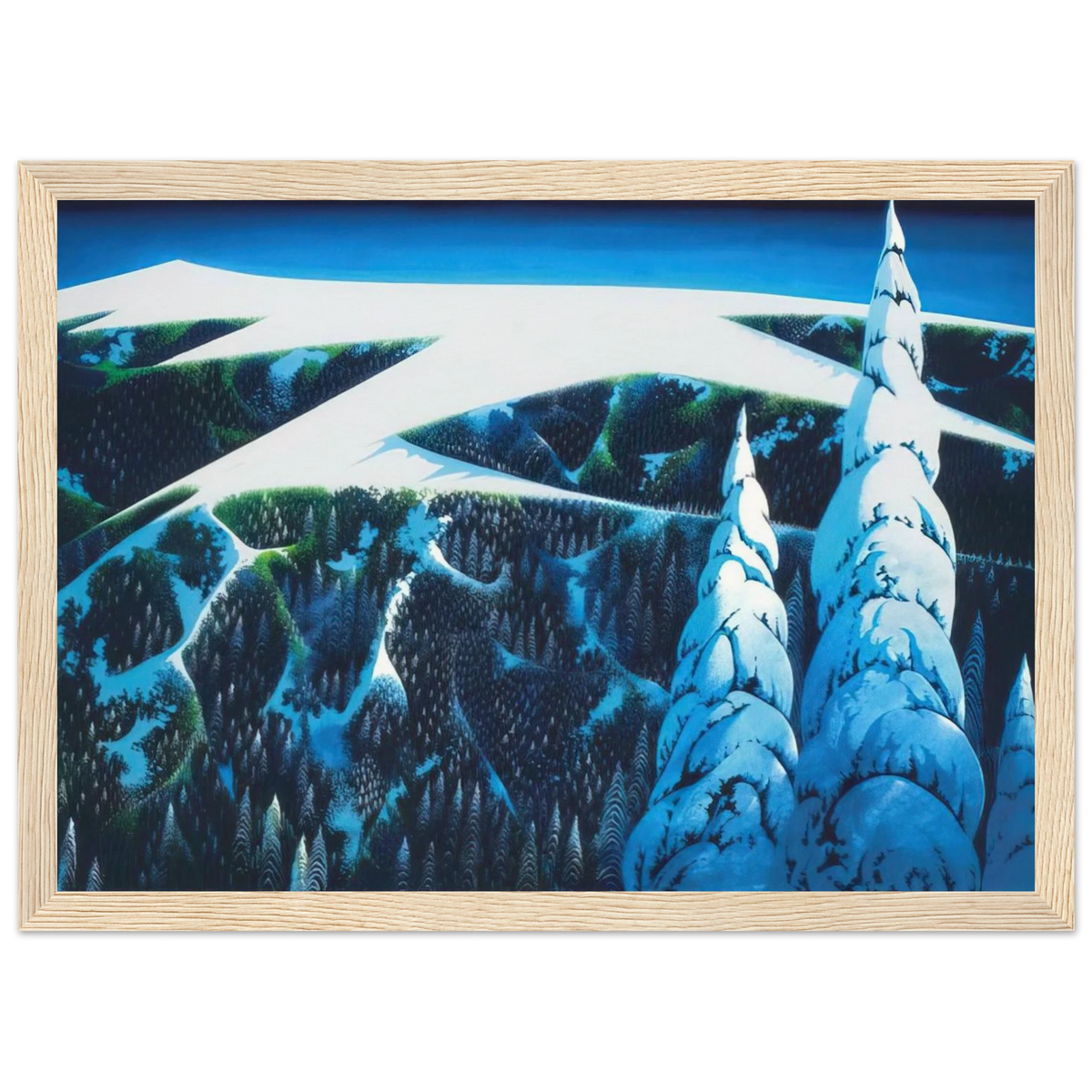Sangre De Cristo Range Framed Poster | Eyvind Earle Framed Prints Wall Art | Eyvind Earle Prints