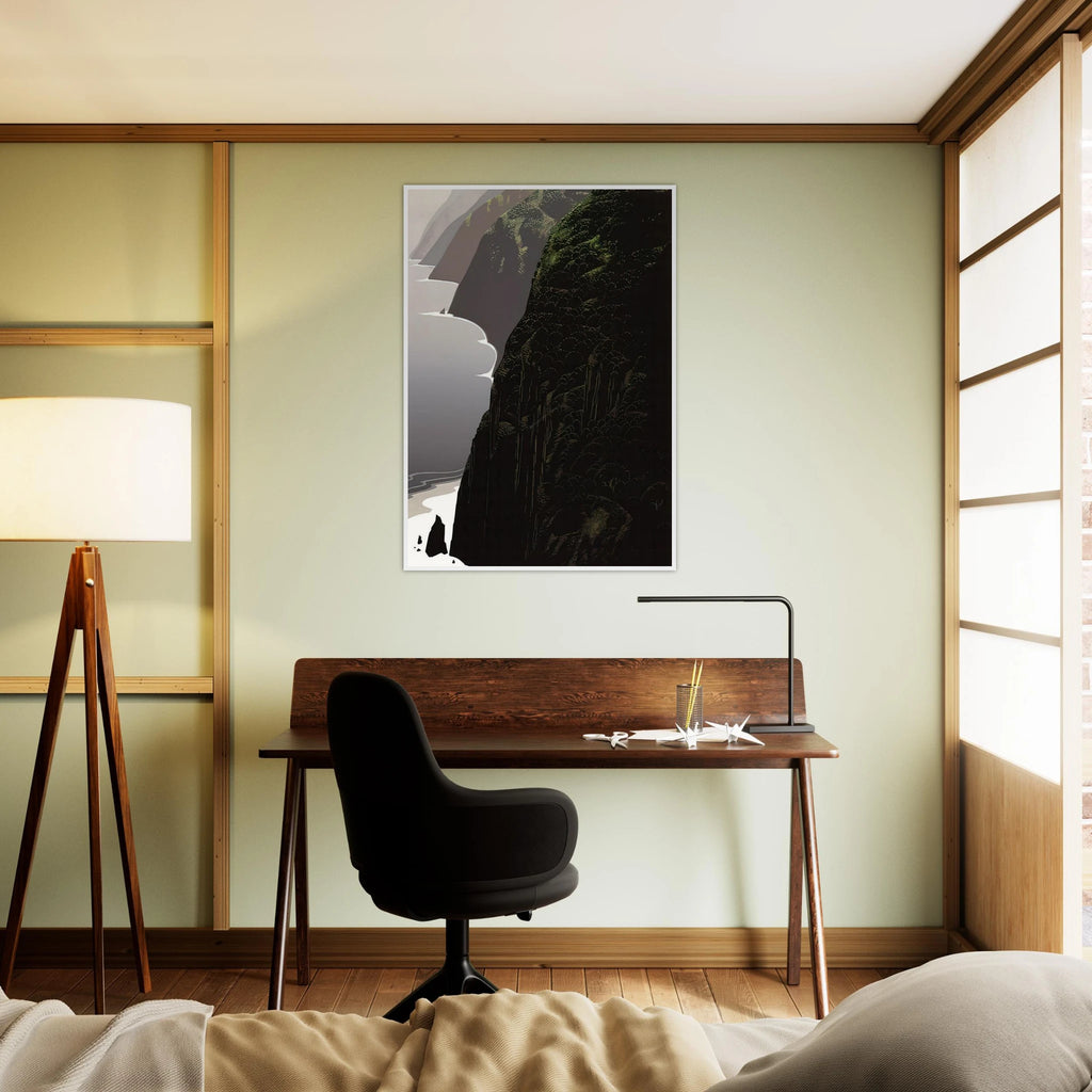 Big Sur Coastline Framed Poster | Eyvind Earle Framed Prints Wall Art | Eyvind Earle Prints