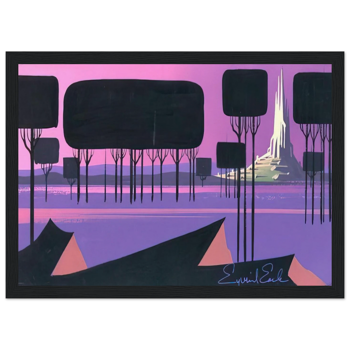 Sleeping Beauty Framed Poster | Eyvind Earle Framed Prints Wall Art | Eyvind Earle Prints