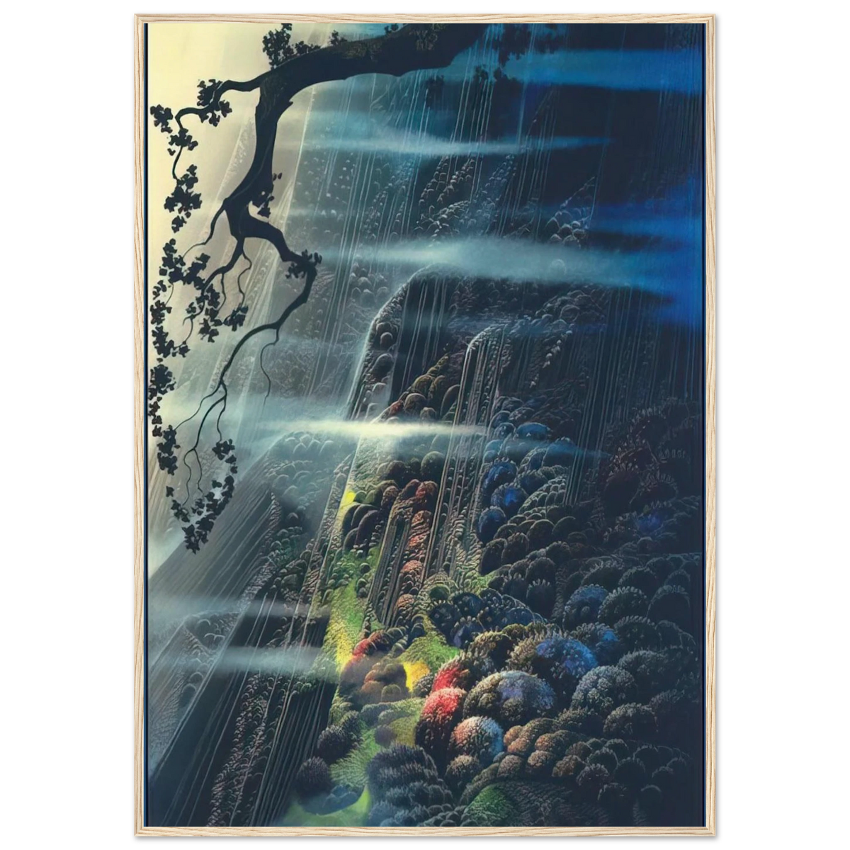Evening Magic Framed Poster | Eyvind Earle Framed Prints Wall Art | Eyvind Earle Prints