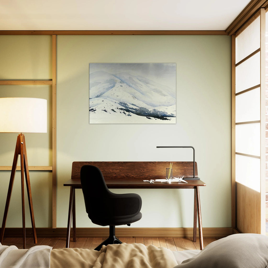 Snowy Mountain Canvas | Eyvind Earle Canvas | Eyvind Earle Prints