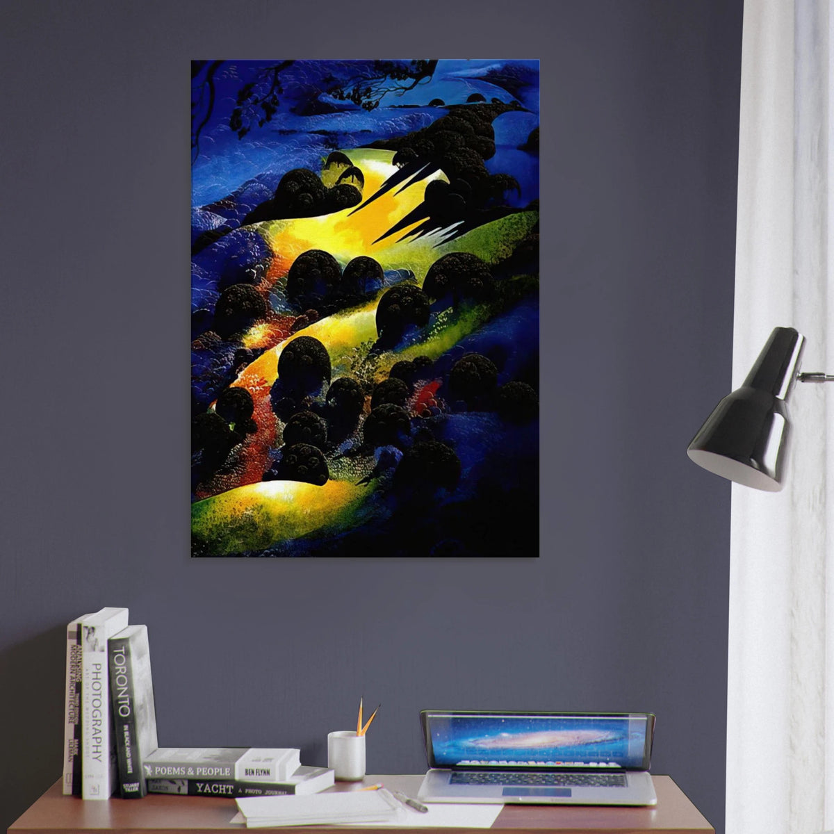 Sunset Flame Canvas | Eyvind Earle Canvas | Eyvind Earle Prints