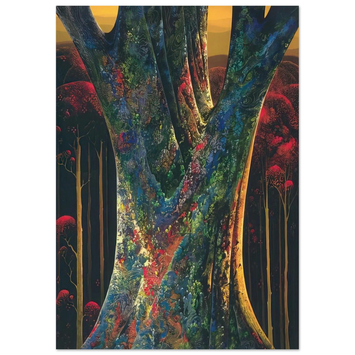 Majestic Tree Poster | Eyvind Earle Poster | Eyvind Earle Prints