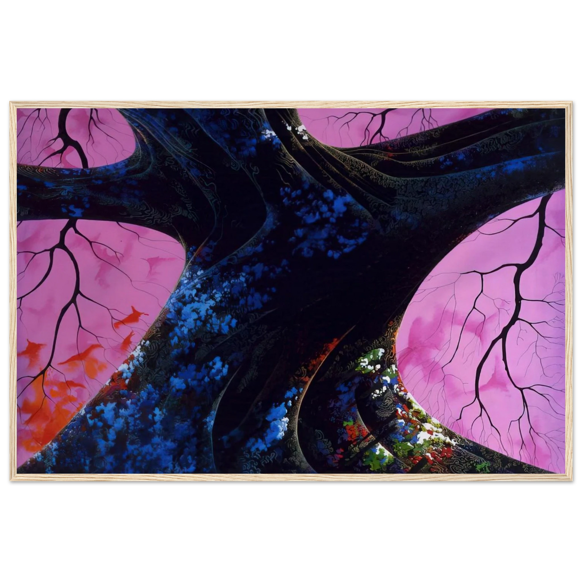 Giant Oak Framed Poster | Eyvind Earle Framed Prints Wall Art | Eyvind Earle Prints