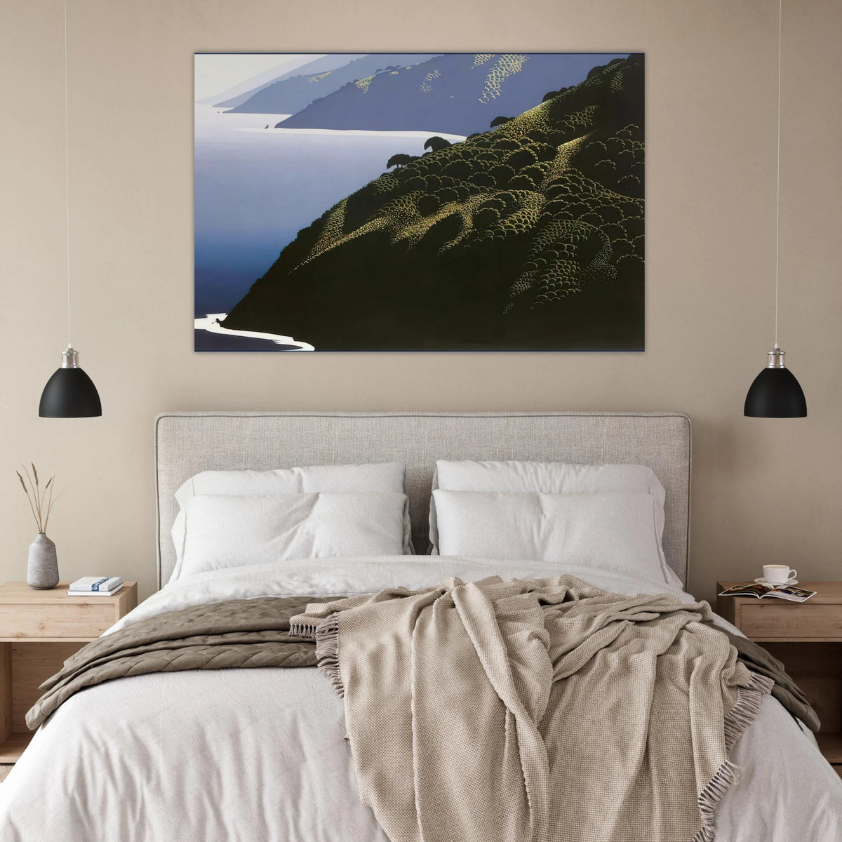 Big Sur Calm Poster | Eyvind Earle Poster | Eyvind Earle Prints
