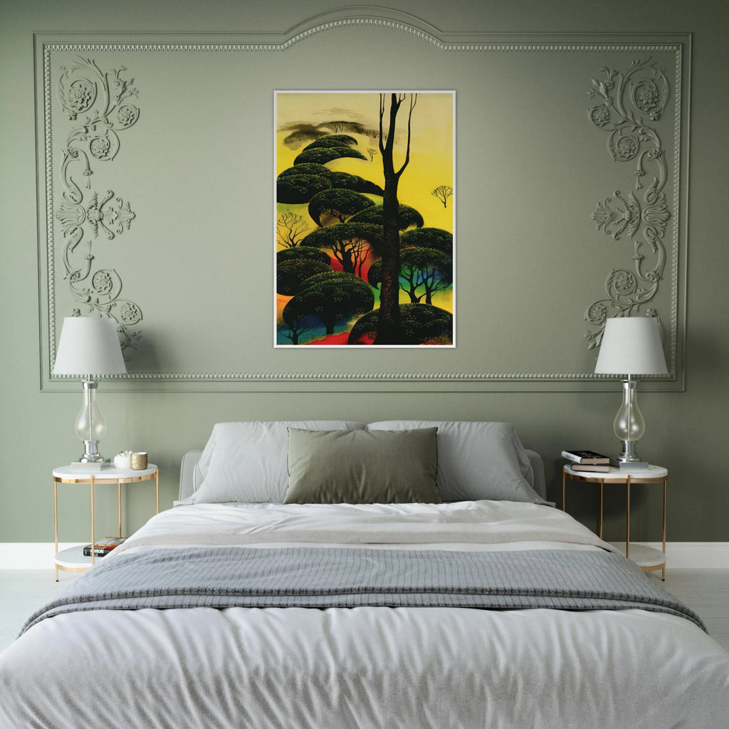 Climbing Oaks Framed Poster | Eyvind Earle Framed Prints Wall Art | Eyvind Earle Prints