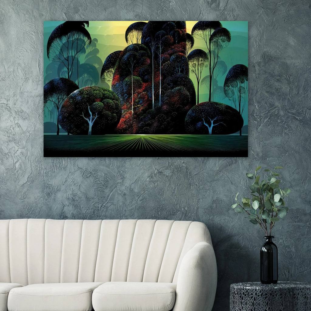 Mendacino Poster | Eyvind Earle Poster | Eyvind Earle Prints
