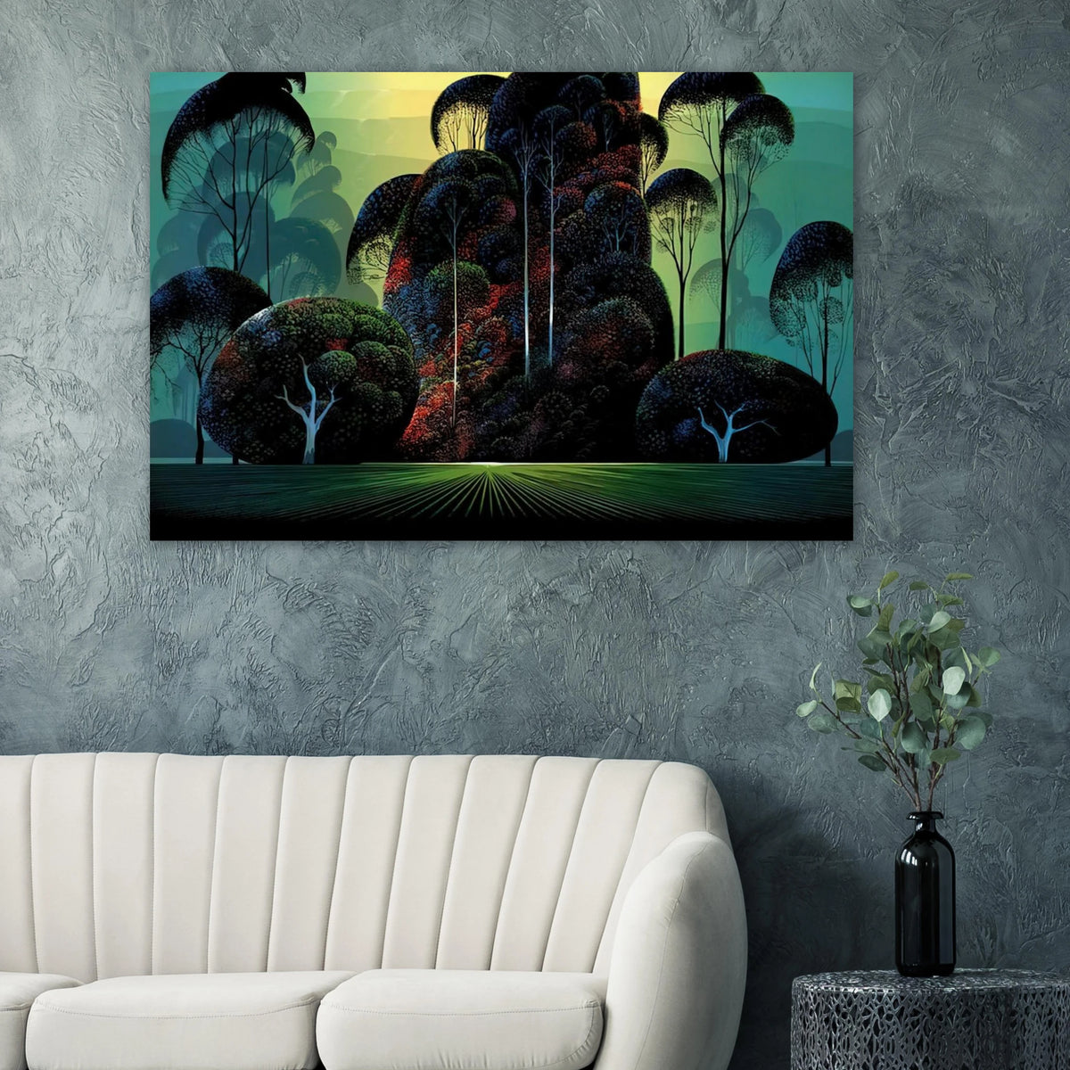 Mendacino Poster | Eyvind Earle Poster | Eyvind Earle Prints