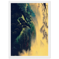 Jeweled Coast Framed Poster | Eyvind Earle Framed Prints Wall Art | Eyvind Earle Prints