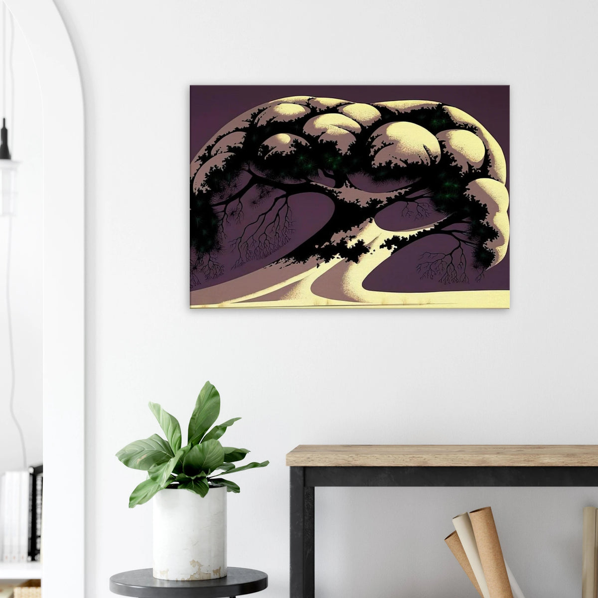 Snow Tree Canvas | Eyvind Earle Canvas | Eyvind Earle Prints