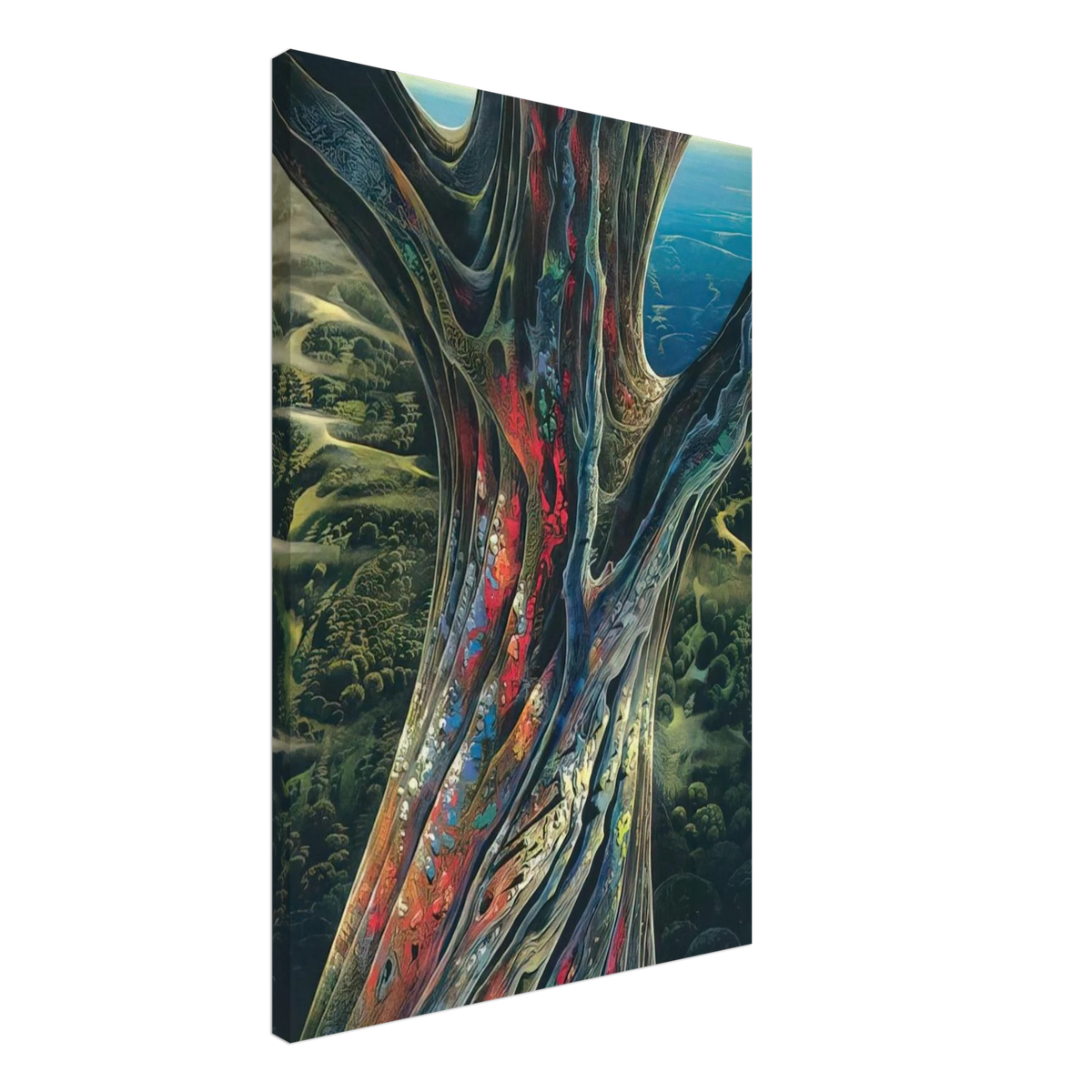 The Great Jewel Tree Canvas | Eyvind Earle Canvas | Eyvind Earle Prints