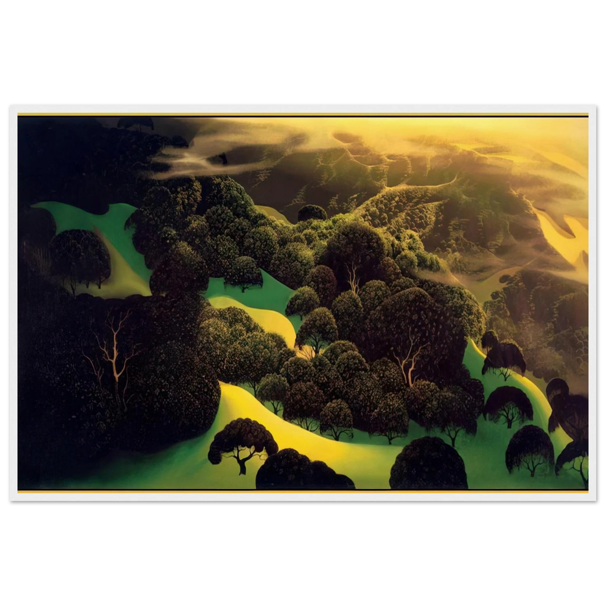 Deep Wilderness Framed Poster | Eyvind Earle Framed Prints Wall Art | Eyvind Earle Prints