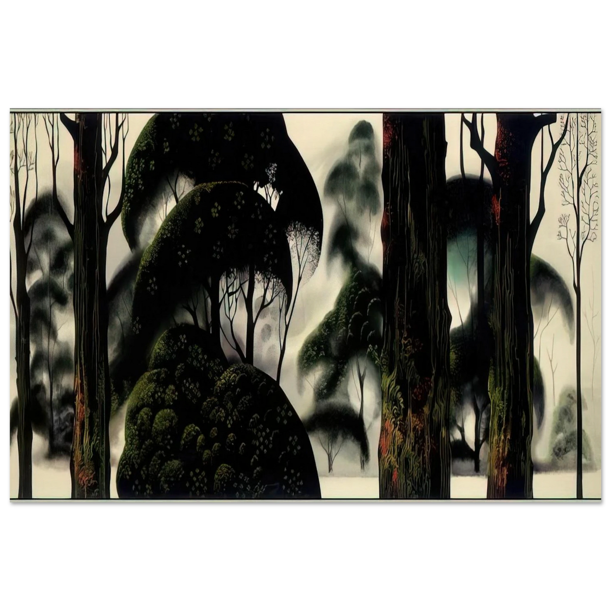 Forest Magic Poster | Eyvind Earle Poster | Eyvind Earle Prints