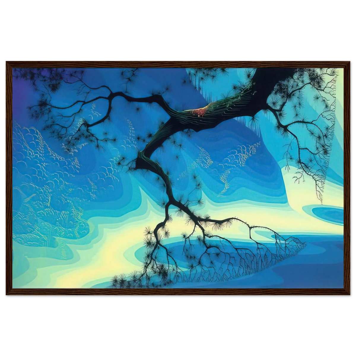 Ocean Mist Framed Poster | Eyvind Earle Framed Prints Wall Art | Eyvind Earle Prints
